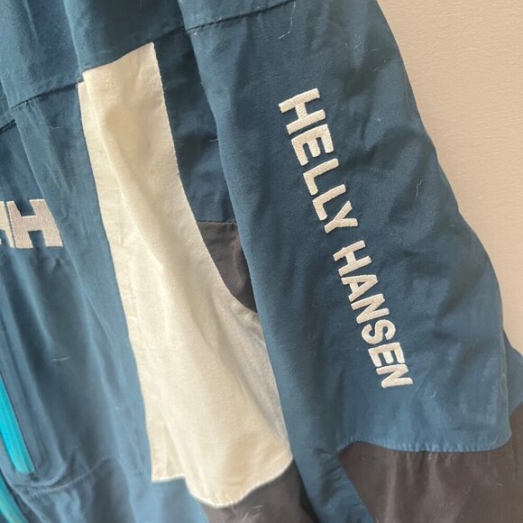 Helly Hansen Men's Waterproof Jacket L/G Helly Tech Performance Blue/White - Picture 2 of 8